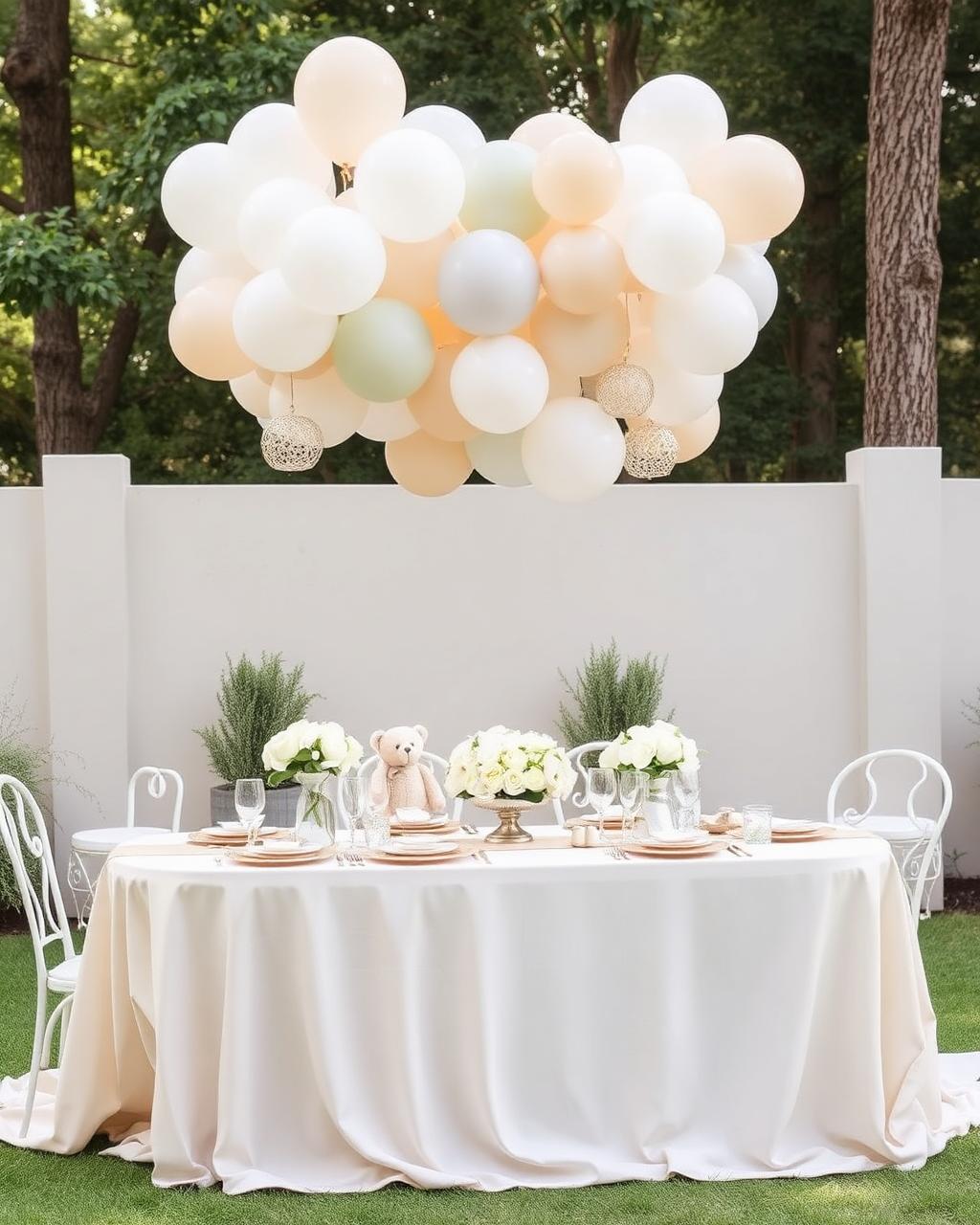 Baby Showers luxury picnic setup by Creatively Made Events